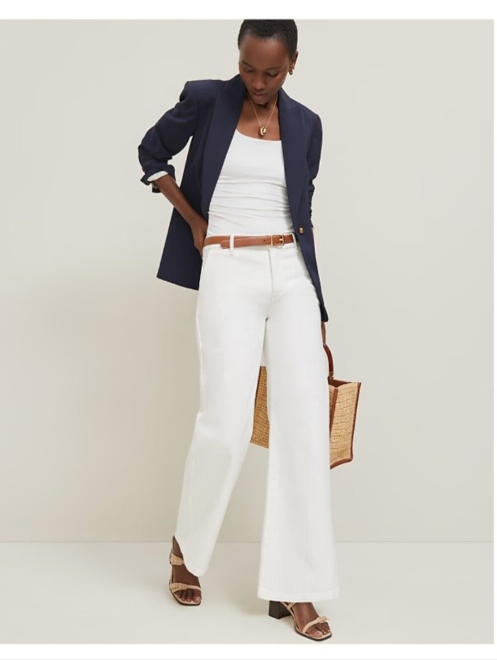 Ann Taylor The Refined Wide-Leg Jeans